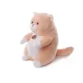 Мягкая игрушка Lapkin Толстый кот, 20 см, персиковый AT365263