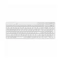 Клавиатура A4Tech Fstyler FBK27C AS белый USB беспроводная BT/Radio slim Multimedia (FBK27C AS)