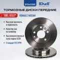 Тормозные диски передние вентилируемые рено дастер (11-н. в), RENAULT DUSTER, ниссан ЖУК (19-н. в), NISSAN JUKE E106032E