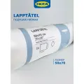 Подушка IKEA 50х70 см LAPPTATEL low ИКЕА гипоаллергенная белая