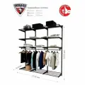 Гардеробная система, система хранения Практичная гардеробная 1700 черная 450