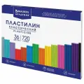 Пластилин 36 цветов Brauberg Академия Классическая, 720г, со стеком (106425), 3 уп.