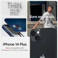 Чехол Spigen на Apple iPhone 14 Plus (ACS04775) Thin Fit / Спиген чехол для Айфон 14 Плюс тонкий, противоударный, с защитой камеры, синий
