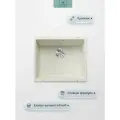 Кухонная мойка BLANCO SUBLINE 500-U мягкий белый 527170 стоп-вентиль