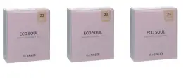 Пудра Sung bo Cleamy для лица Eco Soul Essence Foundation Pact 23 Natural Beige(Refill), компактная, тональная, 12 гр, 3 шт