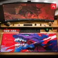 Игровой коврик для мыши DigitalRazor Evangelion 01 Red-Purple 900x400x4mm, красный, фиолетовый