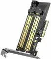 Плата расширения UGREEN CM302 70504 M.2 M-Key+M.2 B-Key to PCI-E 3.0 × 4 Expansion Card, черный