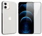 Чехол силиконовый с Защитным 3D стеклом для iPhone 11, MItrifON