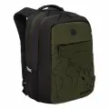 Grizzly Рюкзак молодежный GRIZZLY с карманом для ноутбука 13, анатомической спинкой, для мальчика RB-556-5/4