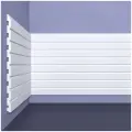 Стеновая панель ударопрочная, влагостойкая bello deco СП 06/2 белая.