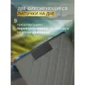 Аксессуары для авто/Органайзер в багажник 35х30х30 рисунок квадрат серый/строчка сер/бокс/кофр для авто