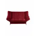 Диван кровать раскладной двухместный Финка Клик-Кляк (Charlie 14 красный)