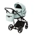 Универсальная детская коляска Adamex Zico NEW TIP ZN-TK27 2в1 (Серо-зеленый)