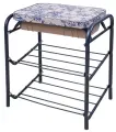 Банкетка для обуви Haushalt НБ1/J, 2 полки с мягким сиденьем, 44 x 33 x 51,6 см, де жуи