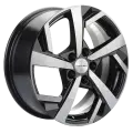 Диск Khomen Wheels KHW1712 7x17 5x114,3 ET50 Dia67.1 Black-FP