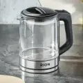 Чайник электрический стеклянный с подсветкой 1,5 литра, Rion