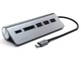 Док-станция/ USB-хаб Satechi Type-C Aluminum USB 3.0 Hub and Card Reader 3xUSB 3.0 micro-SD Серый ST-TCHCRM ST-TCHCRM