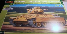 MSD 3580 Сборная модель Немецкая конверсия танка 34/76 поздней версии 1/35