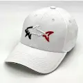 Хлопковая бейсболка PaulShark, твёрдый лоб, цвет белый.