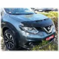 Кожаный Дефлектор Капота для NISSAN X-TRAIL 3 (2013-2019) Ниссан Икстрейл