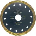 Диск алмазный Turbo по керамике/дектону/мрамору/граниту STONEMASTER Golden Discs Д115/1.1/9/22.23мм для УШМ