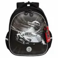 Ранец школьный формованный GRIZZLY с анатомической спинкой на ножках, для мальчика RAz-587-8/2