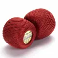 Пряжа Ирис ЯрнАрт Iris упаковка 10 мотков 20 г. 138 м. 100% мерсеризованный хлопок цвет 931 терракот