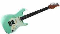 Mooer GTRS S800 Green электрогитара со встроенным процессором, цвет зеленый
