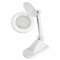 1шт. Лупа настольная 3D+12D с подсветкой белая