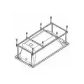 Комплект монтажный для акриловой ванны Майорка 150х90см Santek 1. WH11.2.431