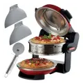 Мини-печь для пиццы Ariete 927, красная, 2300Вт