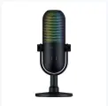 Микрофон Razer Seiren V3, конденсаторный, суперкардиоидный, USB, RGB-подсветка, черный