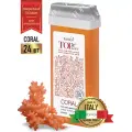Воск в картридже Коралл ITALWAX Top Line Coral, 100 мл (комплект из 24 штук)
