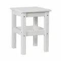 Табурет деревянный Одвар белый для кухни из массива сосны, 33х33 см