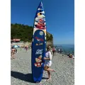 Сапборд Point Break 12.6 МАТРЕШКА RUSSIAN GIRL, SUP доска 3 слоя 25 PSI, SUPBOARD Premium 12,6 (384х81х15см)