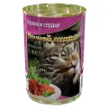 Корм для кошек Ночной охотник с кроликом, с сердцем 20 шт. x 415 г (кусочки в желе)
