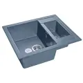 Мойка кухонная GranFest QUADRO GF-Q610K графит