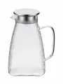 Кувшин для воды стеклянный плоский с фильтром в крышке 1,5 л (513562)