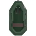 Лодка ПВХ надувная Фрегат М-1 Оптима (200 см) с гребками Зеленый для рыбалки