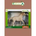 Фигурка животного Collecta Лошадь Жеребец Мустанг светлый Паломино, Deluxe в подарочной упаковке 89807