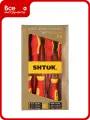 Набор диэлектрических отверток SHTOK 6 шт. картон 1000В 09906