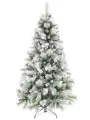 Ель BEATREES Полярная зеленая заснеженная с шишками и ягодами 1,9 м