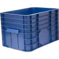 Ящик Тара, сплошной, синий, 71 см x 50 см x 45,5 см