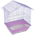 Клетка для птиц с фигурной крышей Triol 2101, размер 30 х 23 х 39 см, эмаль, цвет - сиреневый/фиолетовый, 50691008