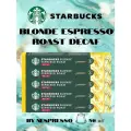 Кофе в капсулах Starbucks Blonde Roast Decaf, без кофеина, для кофемашин Nespresso, 50 капсул, 5 упаковок