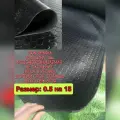 Резиновое покрытие напольное в рулоне 0.5 х 15 (Монета, цвет черный) Резиновая дорожка для авто, гаража, ступень
