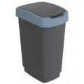 Мусорное ведро с откидной крышкой для кухни, ванной, туалета, Rotho Swing bin 50 литров