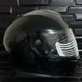 Шлем мотоциклетный модуляр HJC I90 METAL BLACK Черный, размер M