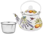 Чайник agness эмалированный с фильтром из нжс, серия provence, 1,3 л KSG-934-380