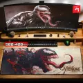 Игровой коврик для мыши DigitalRazor Venom Left 900x400x4mm, бежевый, синий, красный